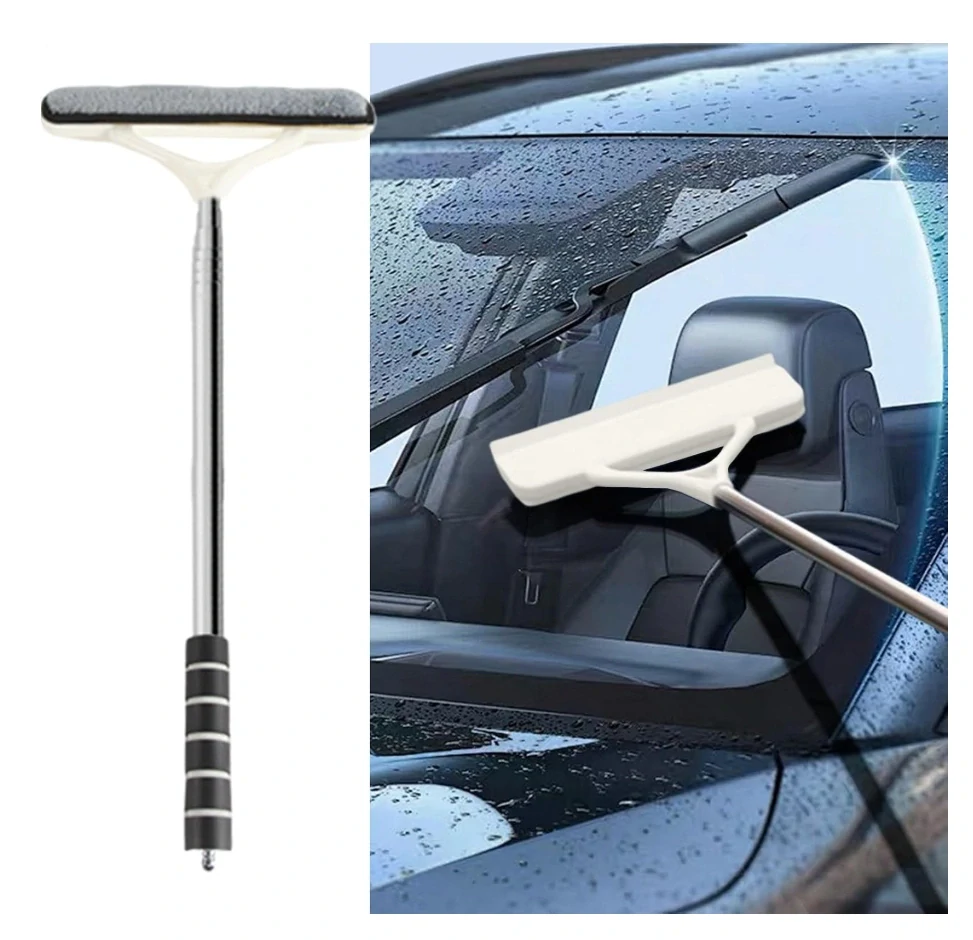 Teleskopická stěrka / čistič skel do auta – délka 52–160 cm