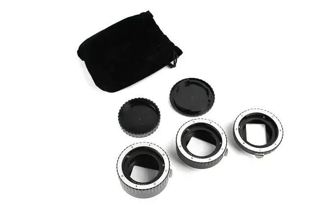 Makro mezikroužky pro Canon EOS s přenosem clony AL