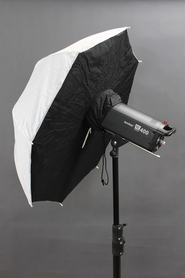 Softbox Fotografický deštníkový  102cm bílý