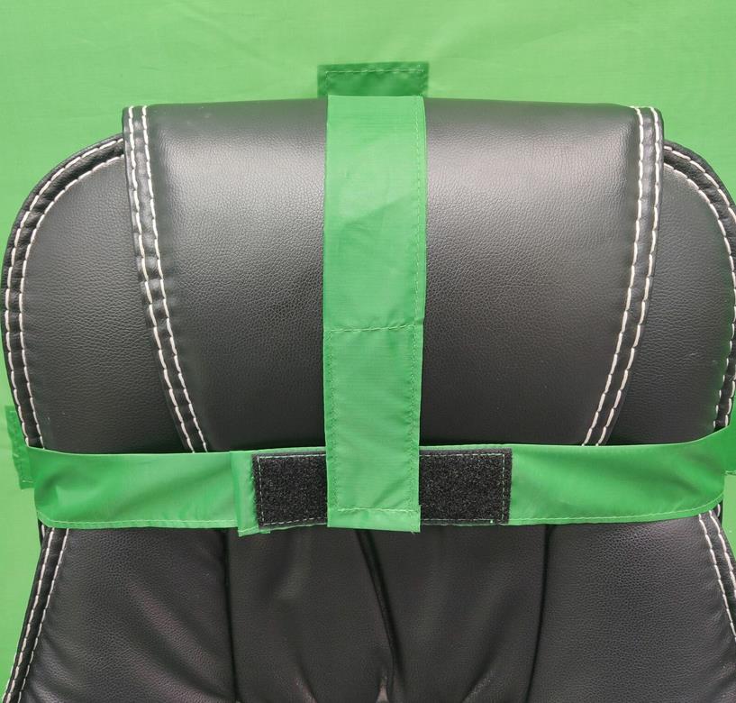 Zelené plátno Green screen Online Klíčování s nástavcem na křeslo