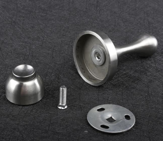 Dveřní zarážka na zeď 95mm magnetická