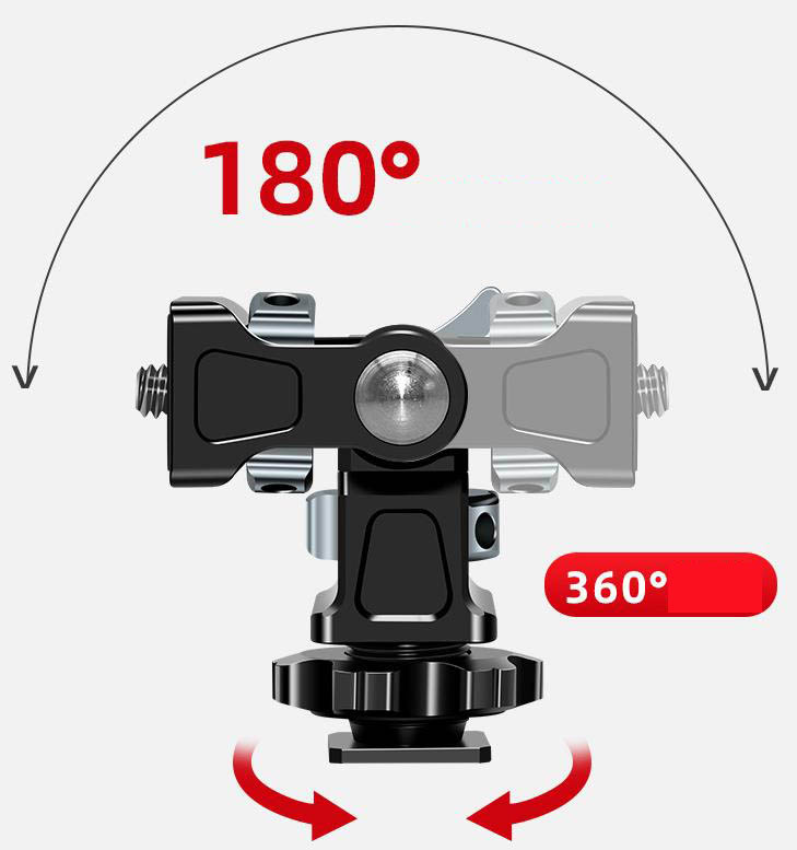 Kloubová hlava mini s adaptérem