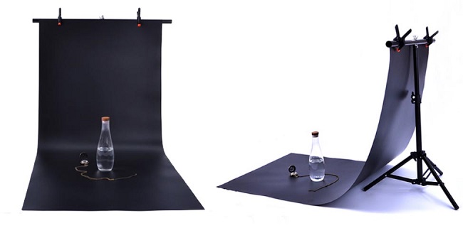 Fotopozadí černé PVC 100x200  matné