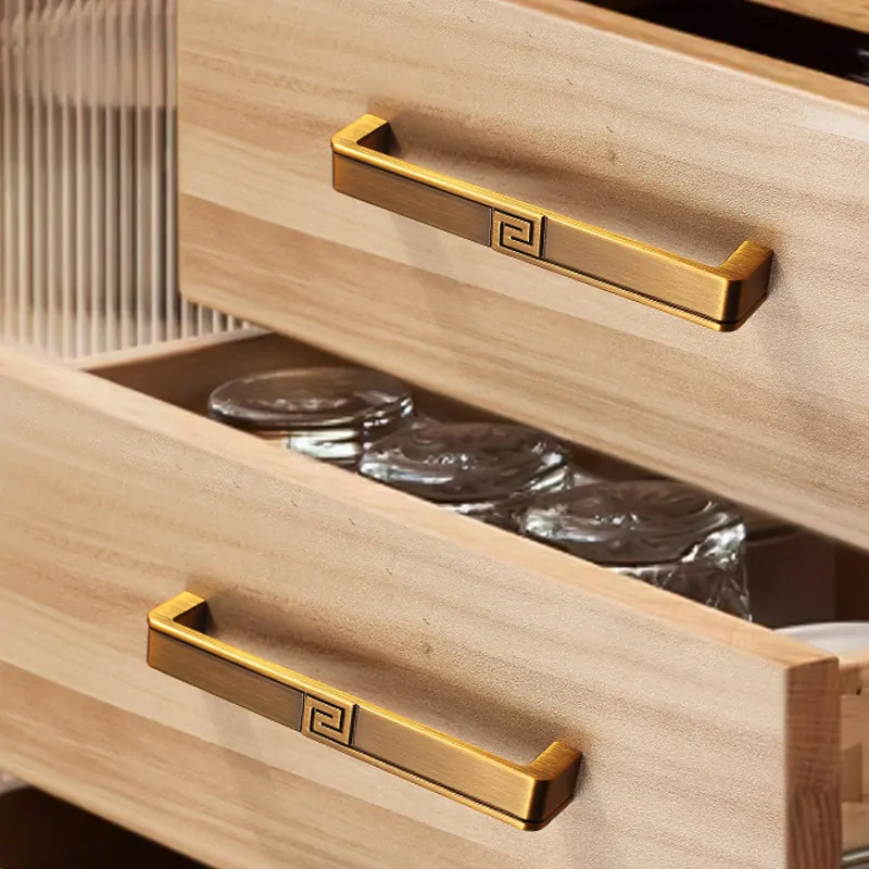 Šuplíkové, dveřní madlo čínský neo styl  8053-96 bronz