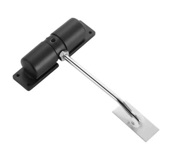 Automatický zavírač dveří 145° pružinový černý