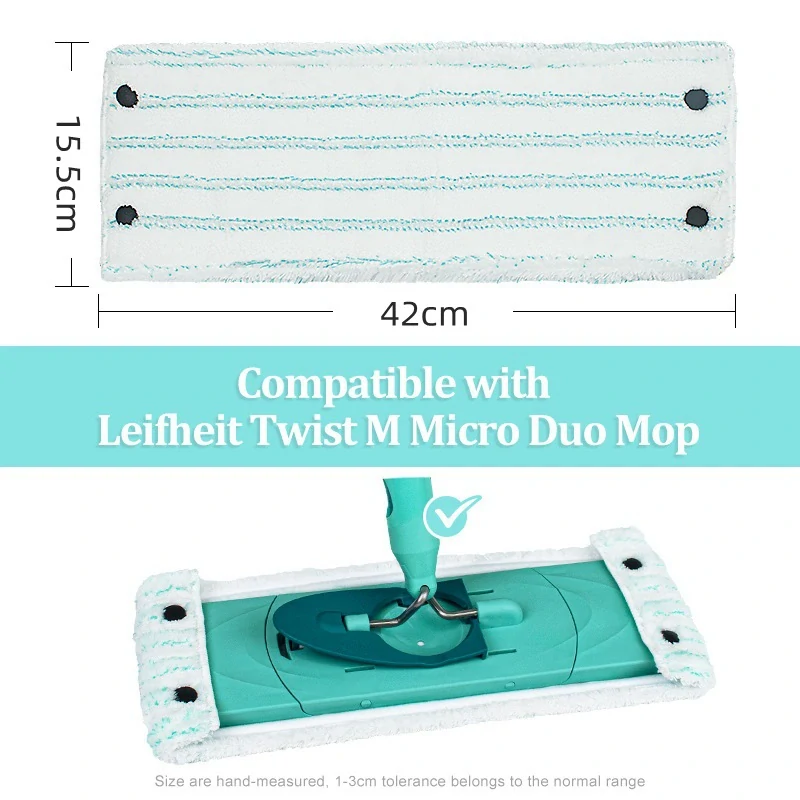 Náhrada pro mop Leifheit Clean Twist Micro DUO M 1ks