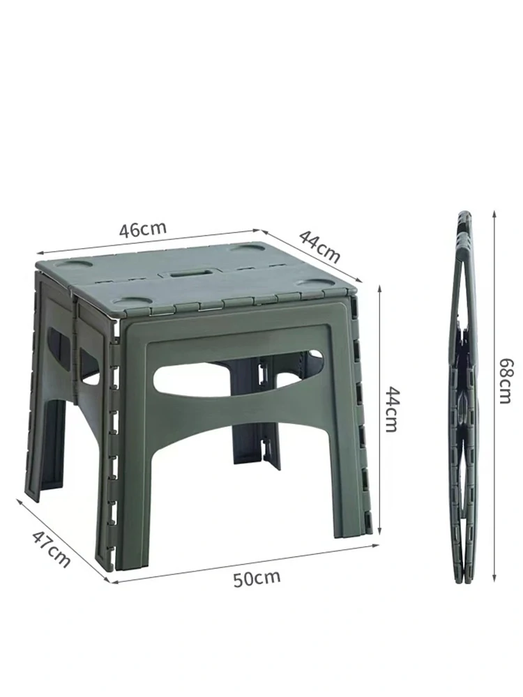 Kempingový skládací stolek – military zelená 
