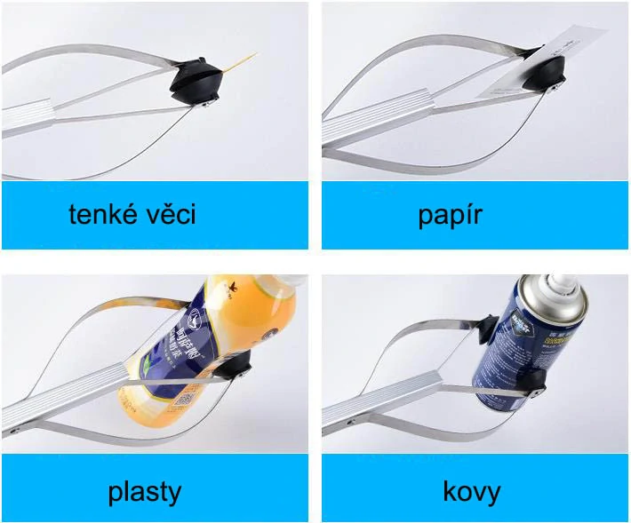 Prodloužená ruka na odpadky