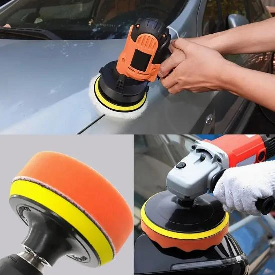 Sada leštících kotoučů na vrtačku 11 ks – průměr 8 cm