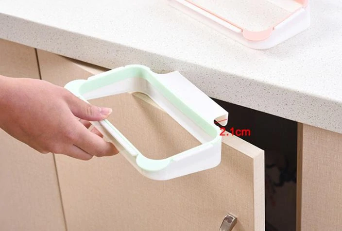 Závěsné držátko na odpadkový pytlík - šedý