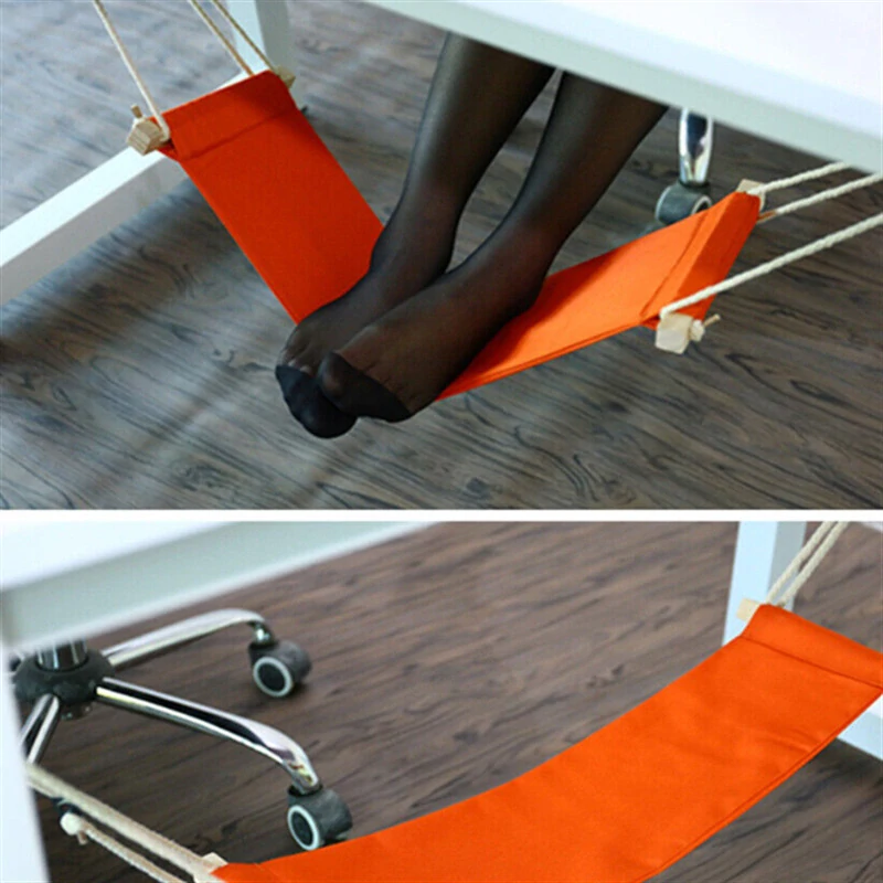 Houpací síť na nohy - pruhovaná modro bílá