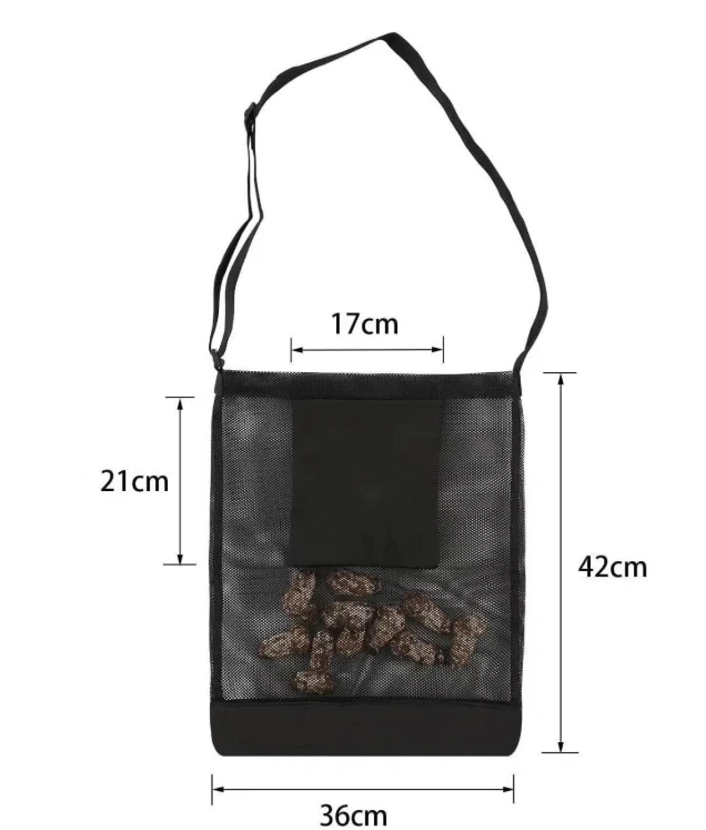 Síťovaná taška na houby s popruhem