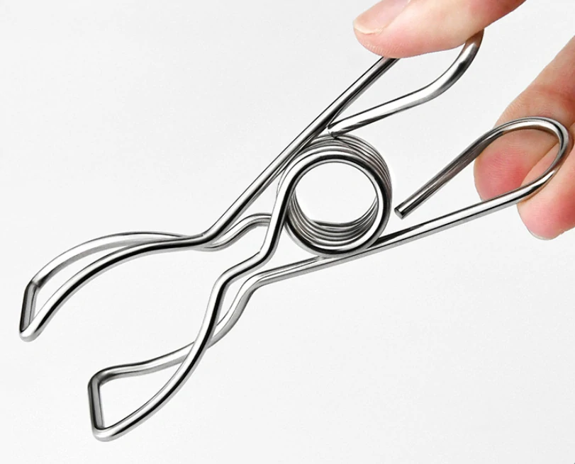 Nerezové kolíčky na prádlo, 10,5cm 10ks