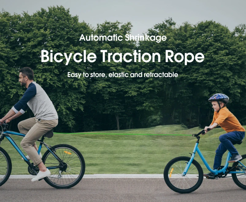 Tažné lano na kolo, samonavíjecí