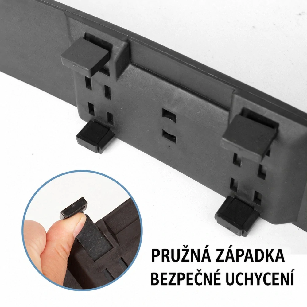 Širokoúhlé zakřivené zpětné zrcátko do auta 28,5 × 7 cm
