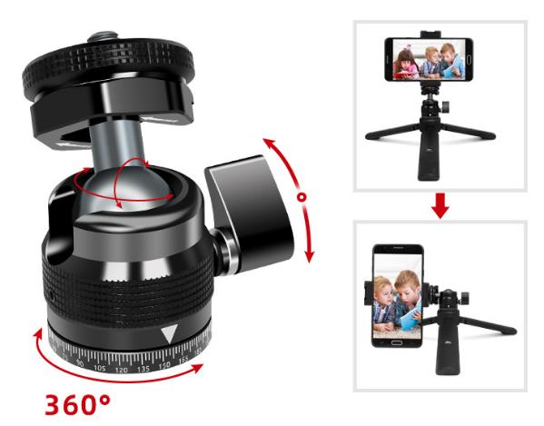 3D Stativová kulová hlava HL80