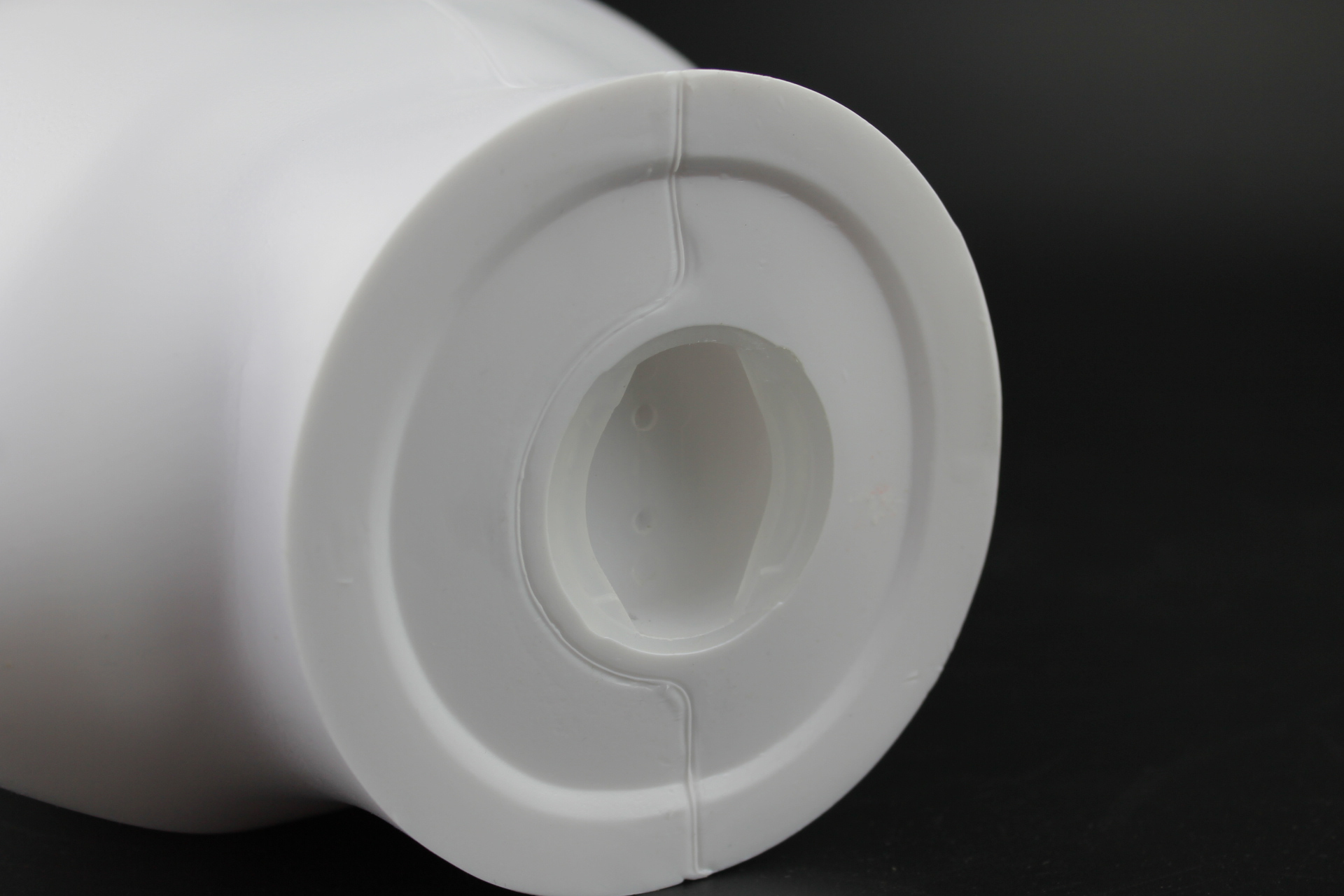 Elementrix pánská hlava figuriny plast bílá mat