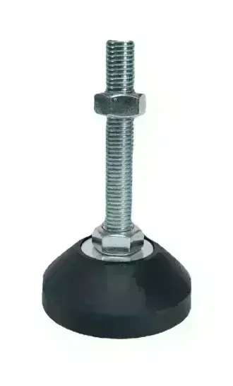 M12X80 80mm Stavěcí nohy plast pevná