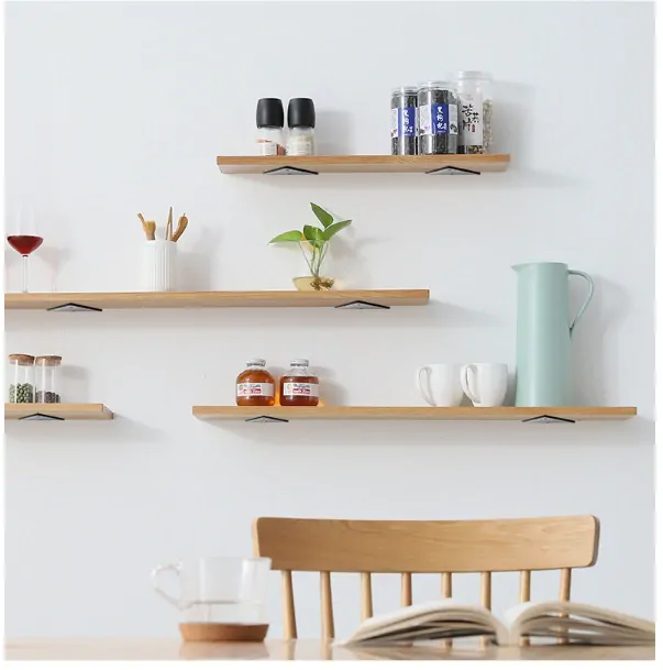 Držák police trojúhelník 130x133mm - černý  [1ks]