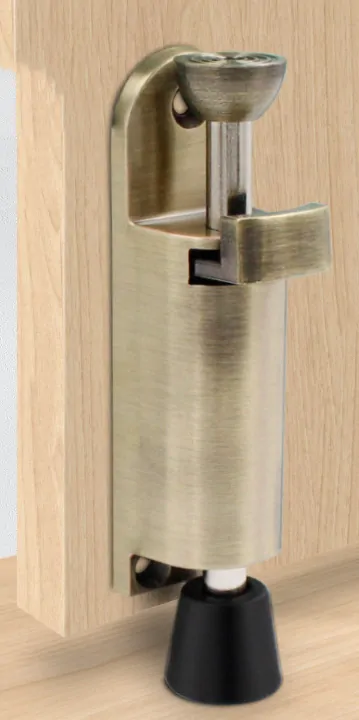 Dveřní zarážka našlapávací 99mm, měď