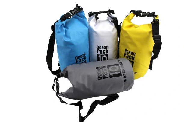 Ocean Pack, vodotěsný vak 10L šedý