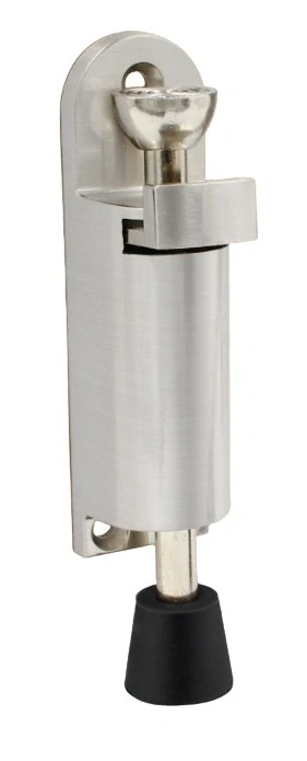 Dveřní zarážka našlapávací 147mm, nerez
