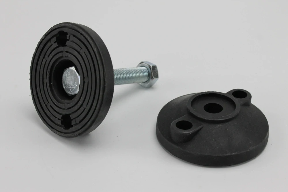 Patka 125mm pro pevnou stavitelnou nohu plastovou