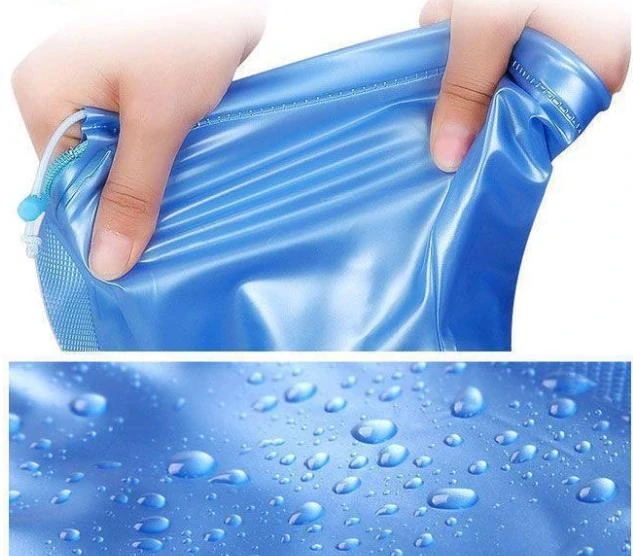 Stylové nepromokavé návleky na boty modré 2XL