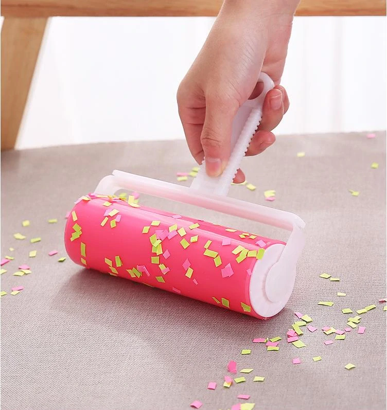 Omyvatelný váleček na chlupy růžový L