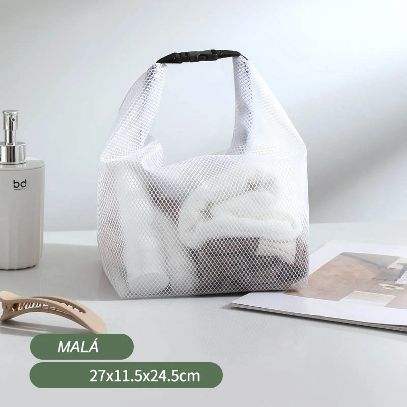 Voděodolná plážová taška bílá menší