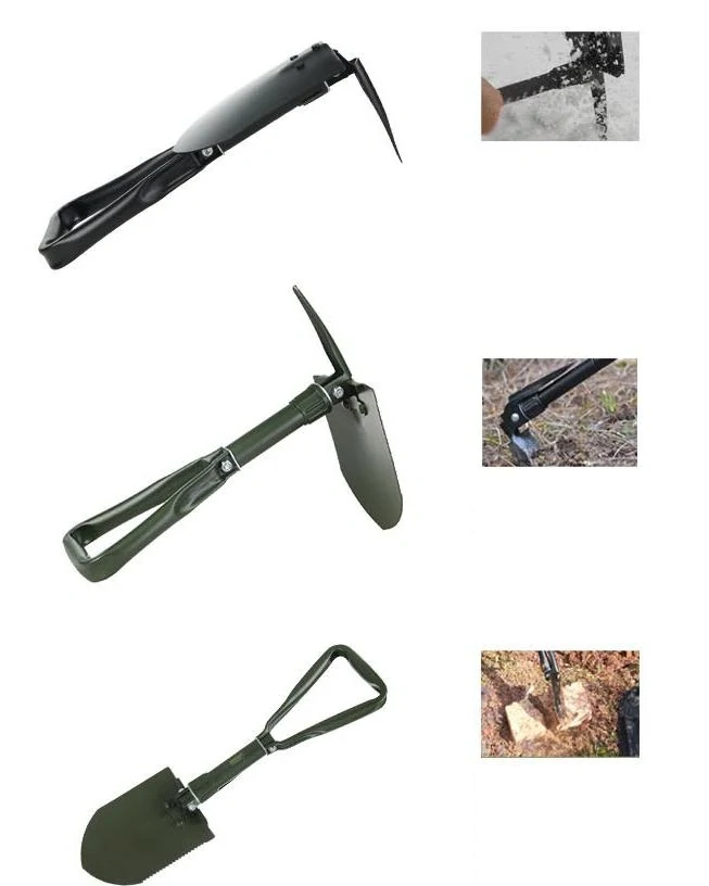 Skládací multifunkční lopatka model L – černá