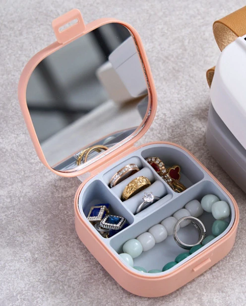 Mini šperkovnice - růžová