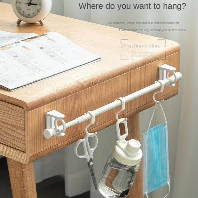 Samolepicí držák tyče / háček – óčko (2 ks)