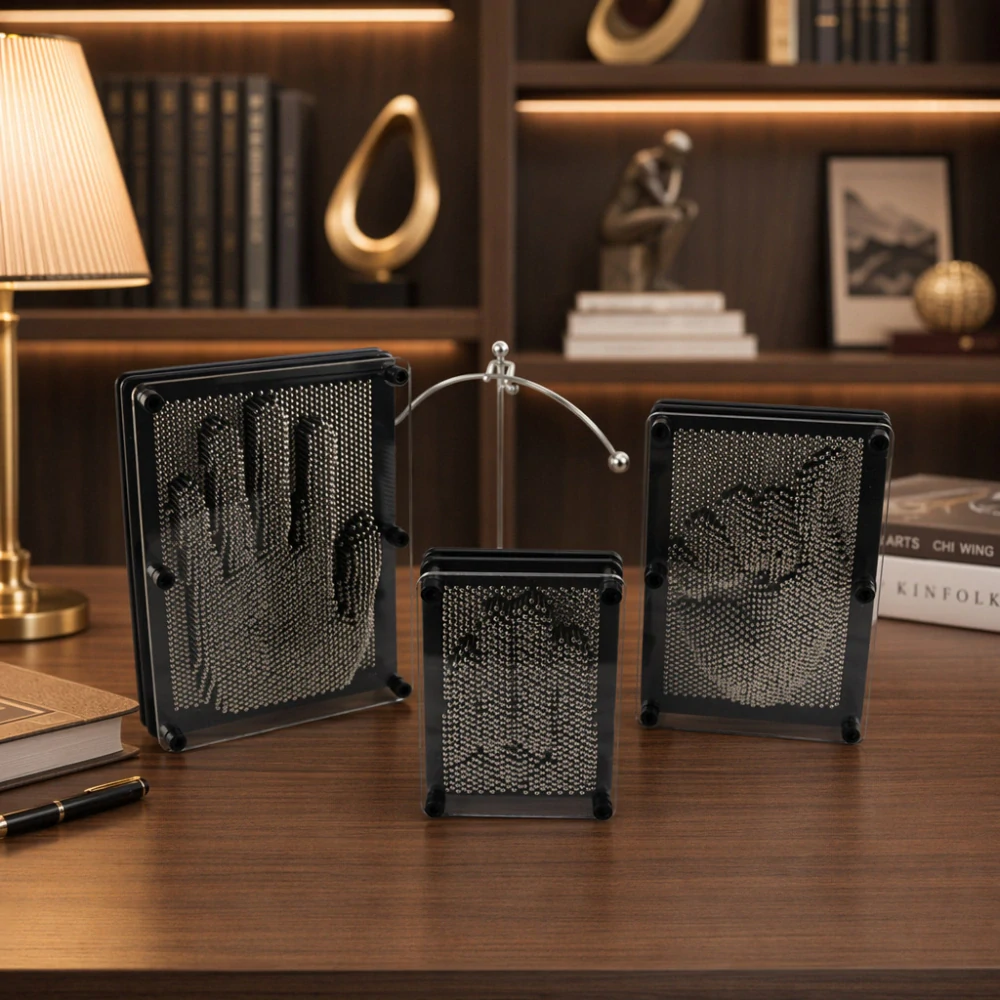 3D Pin Art – plastická otiskovací hračka, střední velikost
