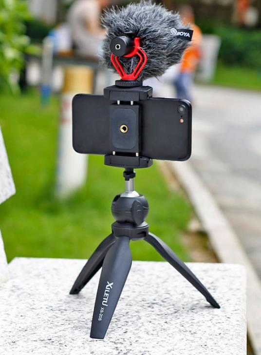 Elementrix mini stativ s držákem mobilu, kulová hlava