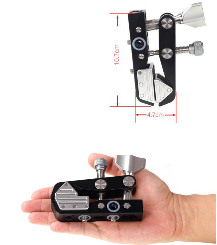 Magnetická svěrka se závity 1/4" a 3/8"