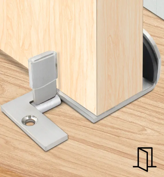Dveřní zarážka na podlahu 55mm pravá
