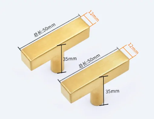 Nerezové madlo knop 50mm černé 12x12mm