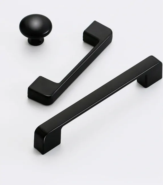 Nábytková úchytka 200mm 9013 černá