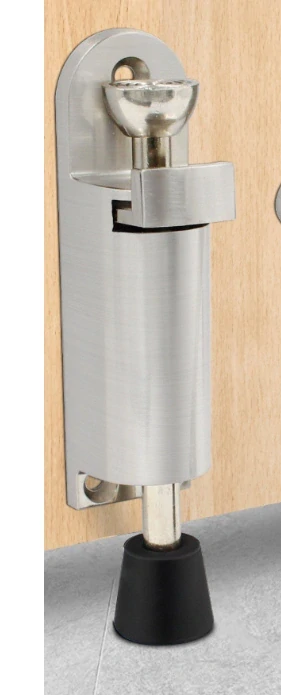 Dveřní zarážka našlapávací 147mm, nerez