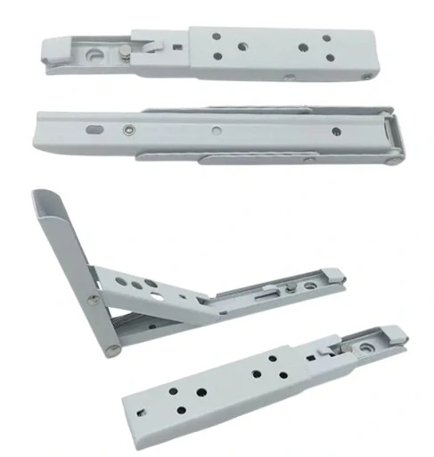 Sklopný držák police 340mm - bílá [1pár]