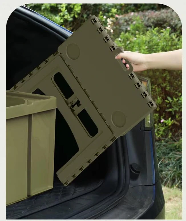 Kempingový skládací stolek – military zelená 