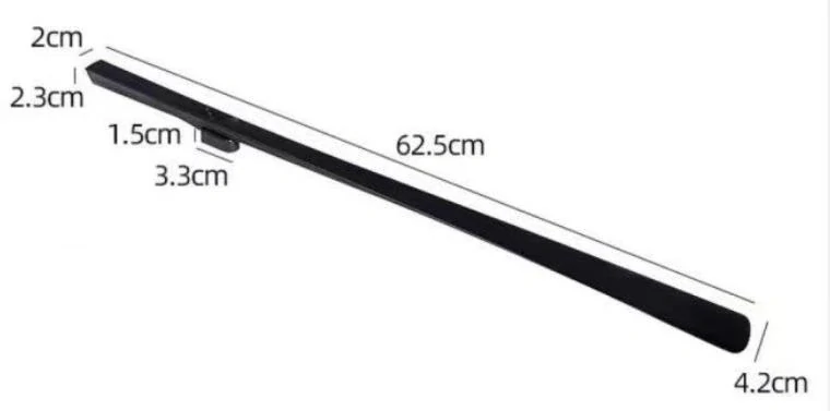 Dlouhá lžíce na boty 62cm magnetická tmavě modrá