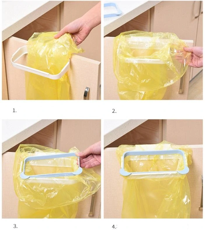 Závěsné držátko na odpadkový pytlík - šedý