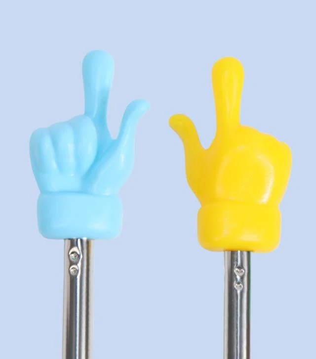 Vysouvatelné ukazovátko s rukou – žluté