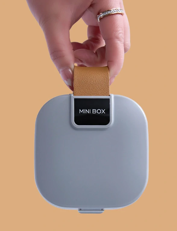 Mini úložný box – šedý