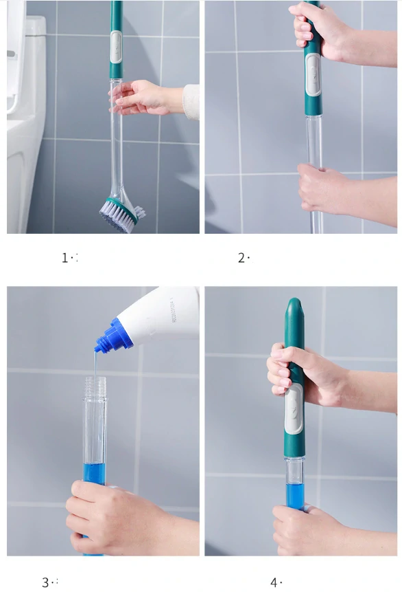 WC kartáč s dávkovačem čisticího prostředku