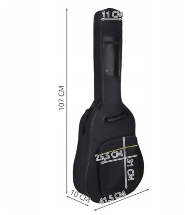 Obal na klasickou kytaru 41" / 107 cm – černý