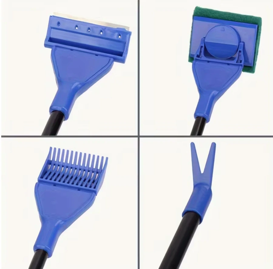 Čisticí sada do akvária 5 v 1 s vyměnitelnými nástavci