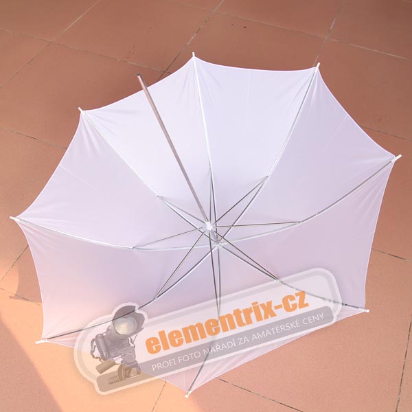 Studiový fotografický difuzní deštník 110cm bílý